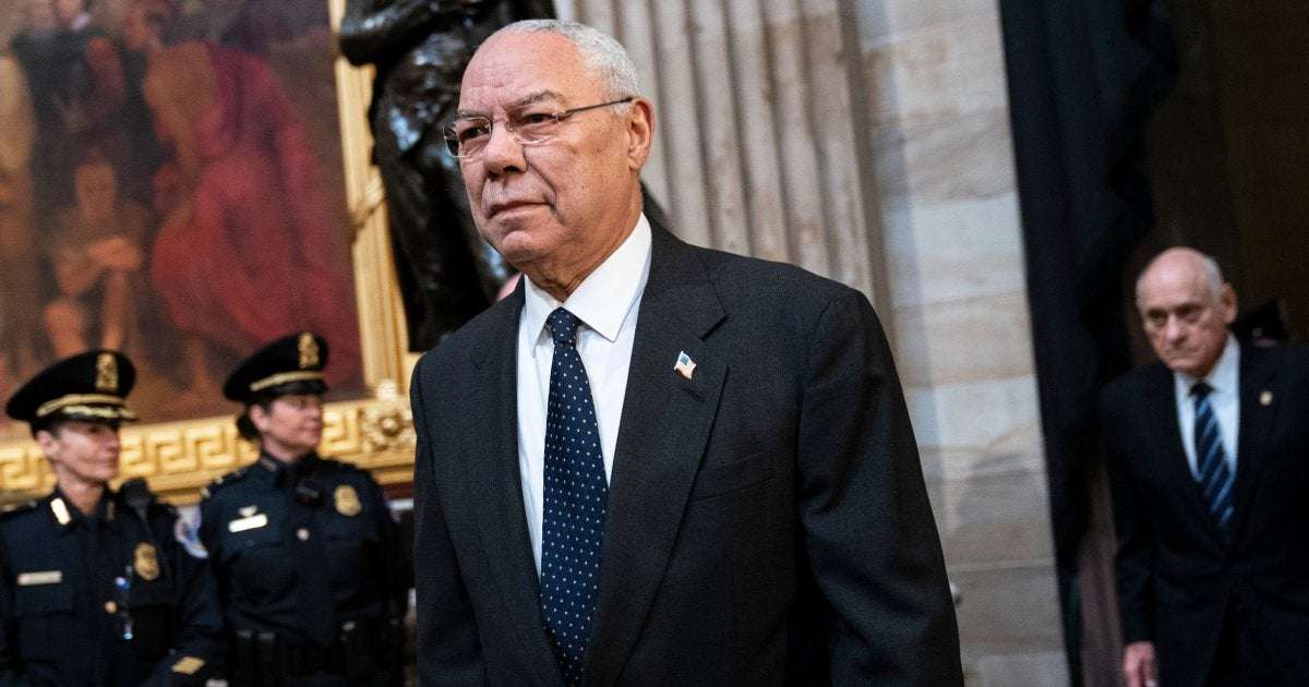 image for Bush Secretary of State Colin Powell Tells Republicans to 'Get a Grip' on Fear of Standing Up to Trump — “We’ve got to remember that the Constitution started with, ‘We the People,’ not ‘Me the President,' " Powell said