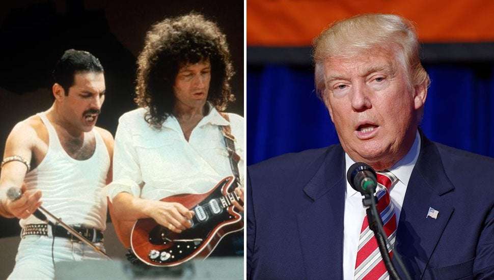 image for Queen force Donald Trump to remove video featuring ‘We Will Rock You’