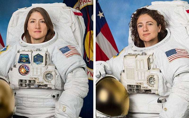 image for NASA Moves Up 1st All-Female Spacewalk to This Week