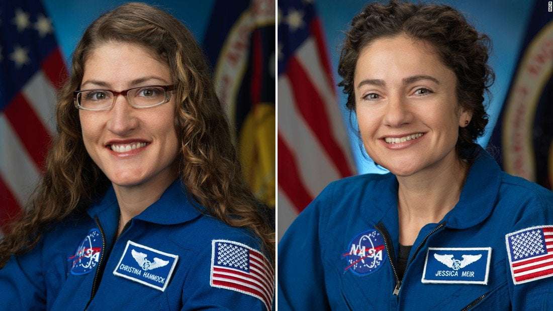 image for The first all-female spacewalk is underway