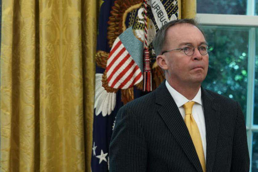 image for Trump's legal team is reportedly 'stunned' after Mick Mulvaney admitted to a quid pro quo