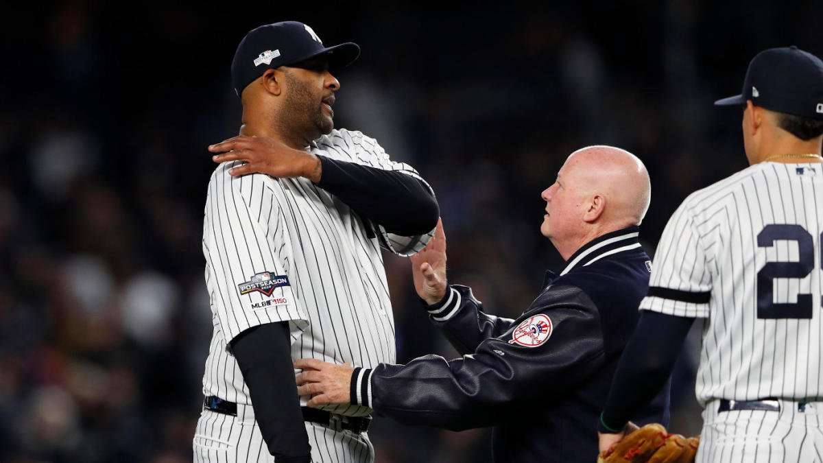image for CC Sabathia's 19-season MLB career ends with ALCS shoulder injury: 'I threw until I couldn't anymore'