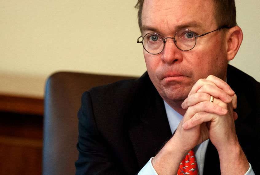 image for Mick Mulvaney admits that Trump "still considers himself to be in the hospitality business"