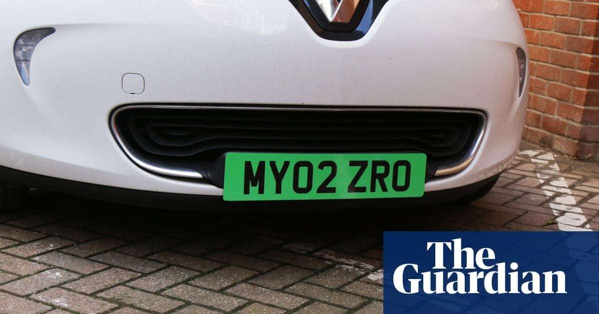 image for Electric cars to get green number plates under government plan