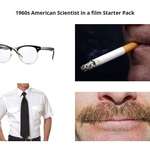 image for 1960s American Scientist in a Film Starter Pack