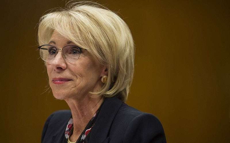 image for DeVos held in contempt for violating judge's order on student loans