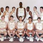 image for If you look closely you'll just be able to make out Shaq in his 1989 high school basketball team photo.