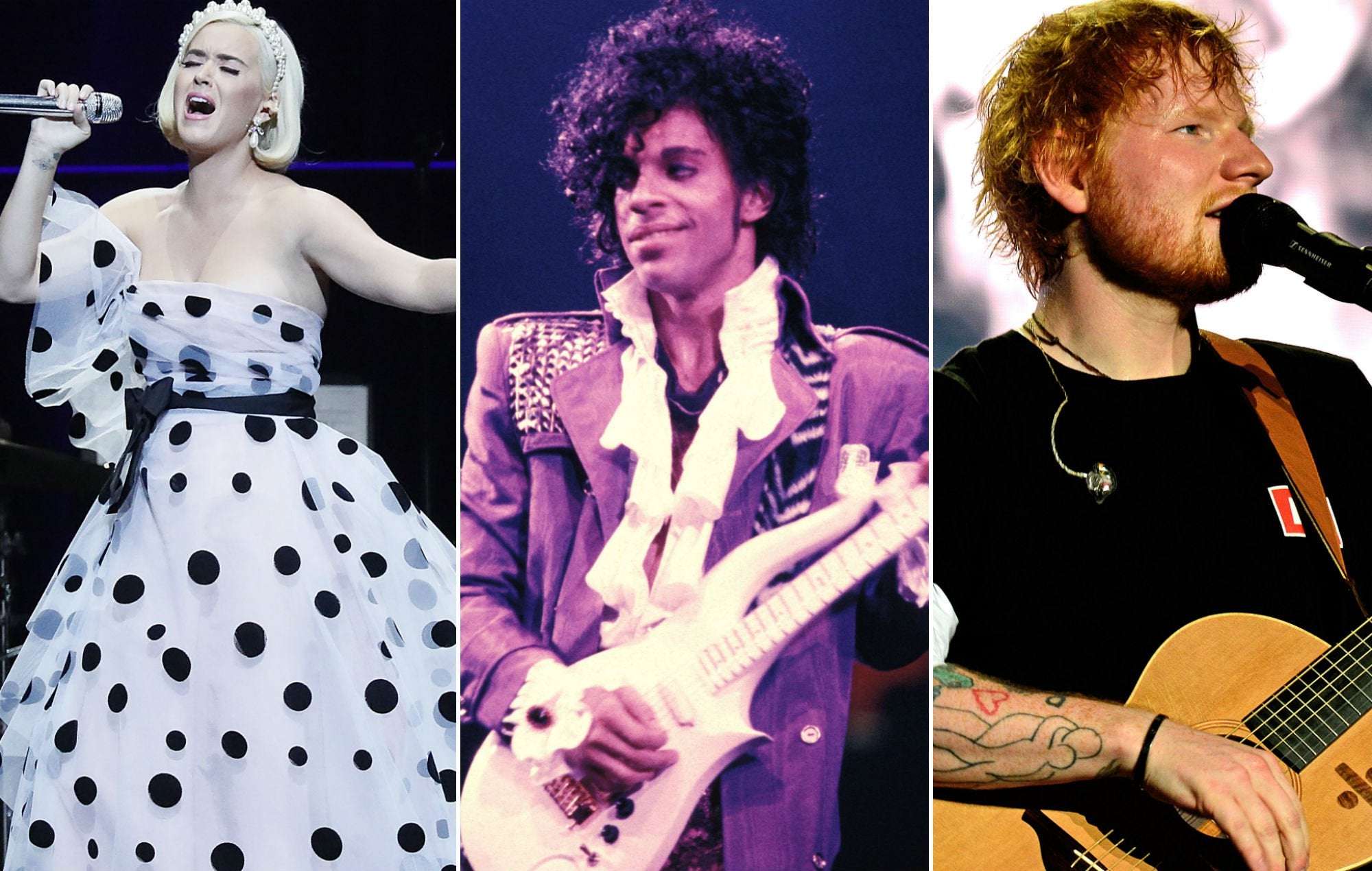 image for Prince accused music industry of “ramming” Katy Perry and Ed Sheeran “down our throats”
