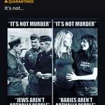 image for r/The_Donald at it again, this time comparing pro-choice to the Holocaust