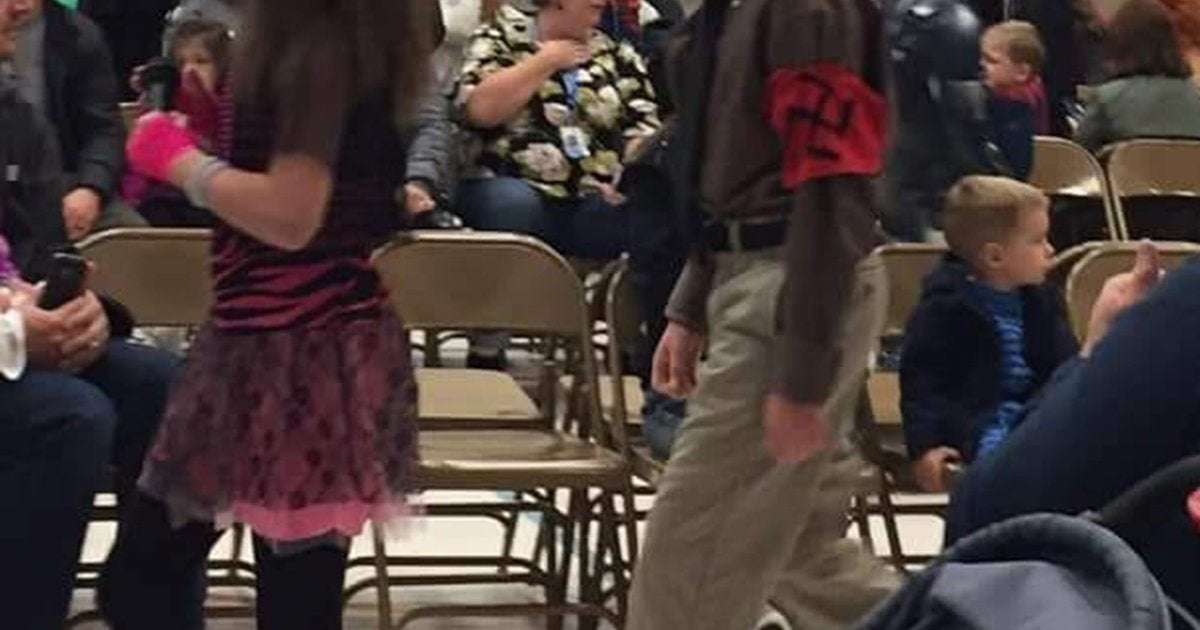 image for Utah elementary student wears Nazi costume in Halloween parade. The principal and teacher are now suspended.