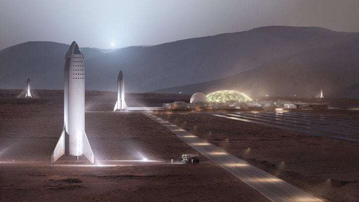image for Elon Musk says building the first sustainable city on Mars will take 1,000 Starships and 20 years – TechCrunch