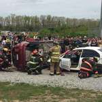 image for I'm the fire chief of a volunteer fire department. For the last 26 years a week before Prom night , our fire department has done a drunk driving vehicle accident simulation for the students to show them what happens during a drunk driving accident. We are 26 years fatality free so far.