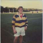 image for Chris Farley during his freshman year at Marquette University in 1982. His rugby team's motto was, "We might lose the game, but we'll win the party."