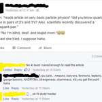 image for Trying to appear smart by being a dick to his mom on FB