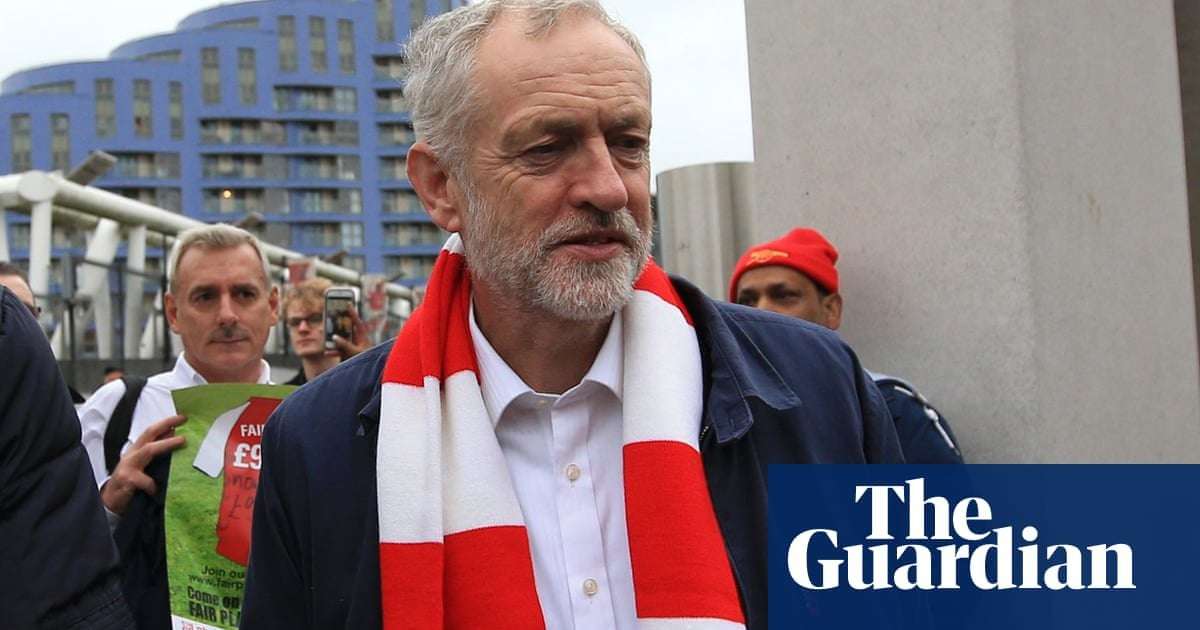 image for Jeremy Corbyn attacks 'pricing out' of football fans in Premier League