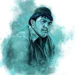 image for Painting of Aitzaz Hassan. The 15-year-old teenage hero who died after bravely confronting a suicide bomber who was walking towards his school.