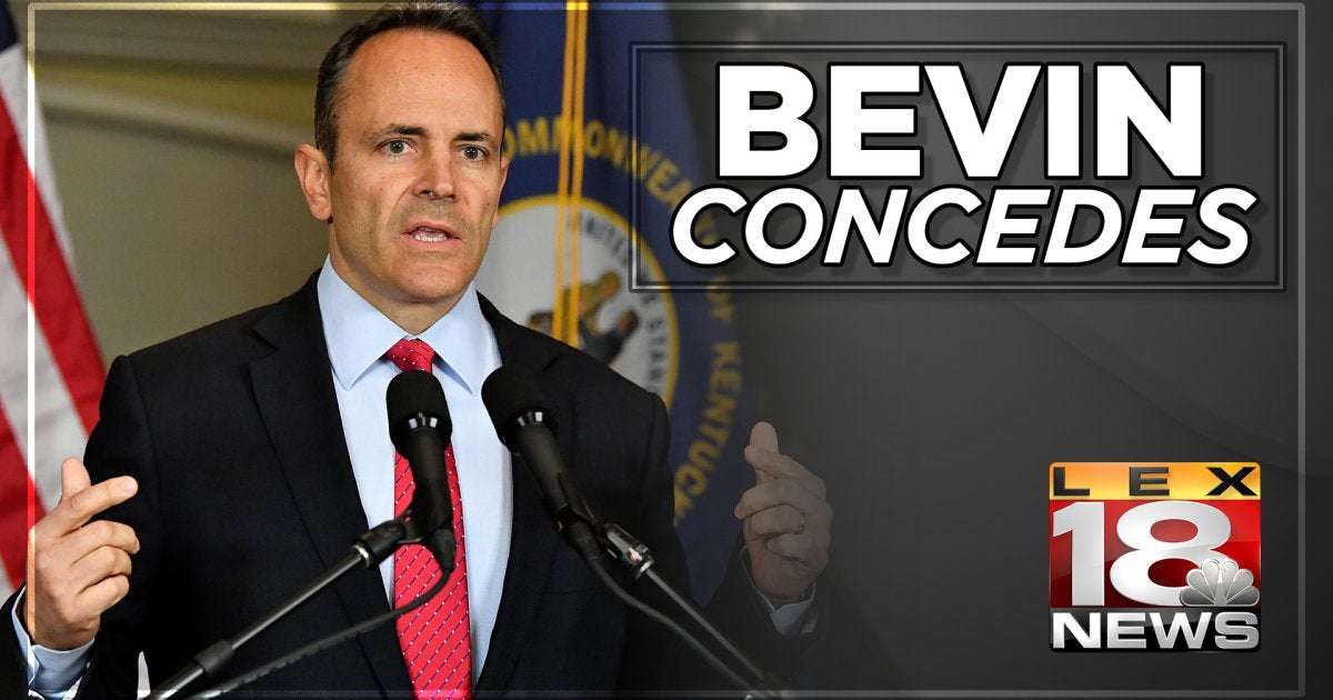image for Gov. Bevin concedes election following recanvass