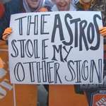 image for This sign seen on college game day.