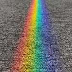 image for Had a perfect prism rainbow projected on our office floor