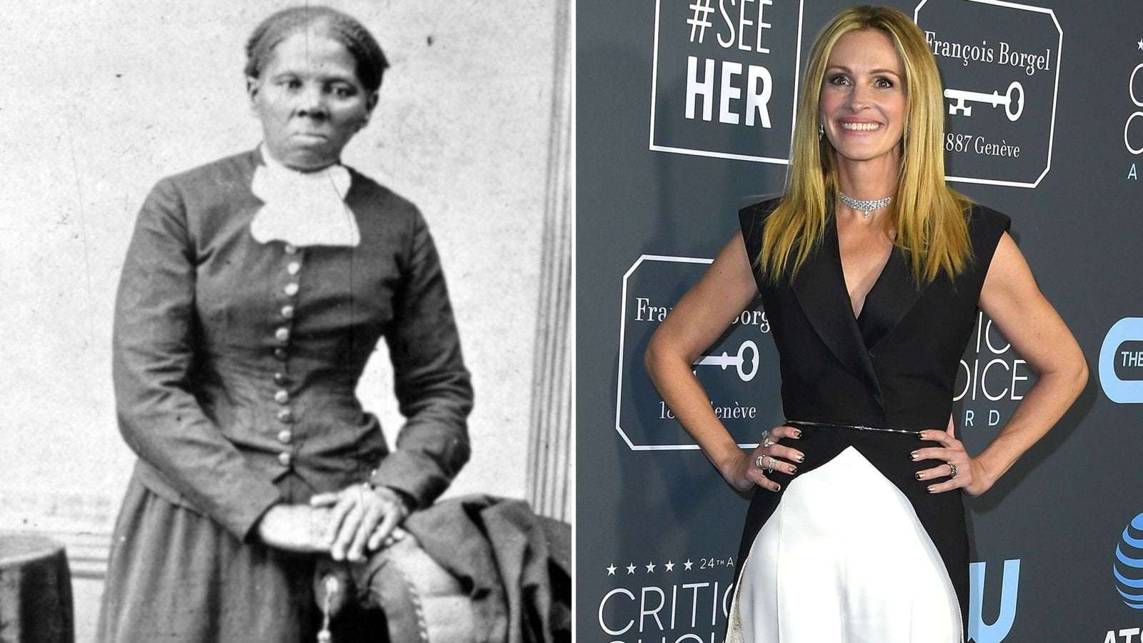 image for Julia Roberts 'was first choice' to play black abolitionist Harriet Tubman