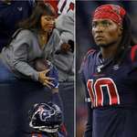 image for Every time DeAndre Hopkins scores, he finds his mom, who lost her sight 17 years ago and gives her the touchdown ball. One of the best traditions in sports.