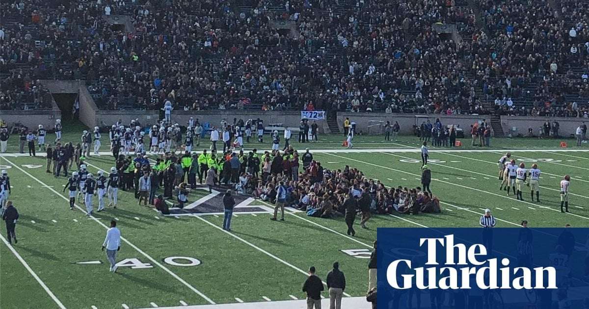 image for Harvard and Yale students disrupt football game for fossil fuel protest