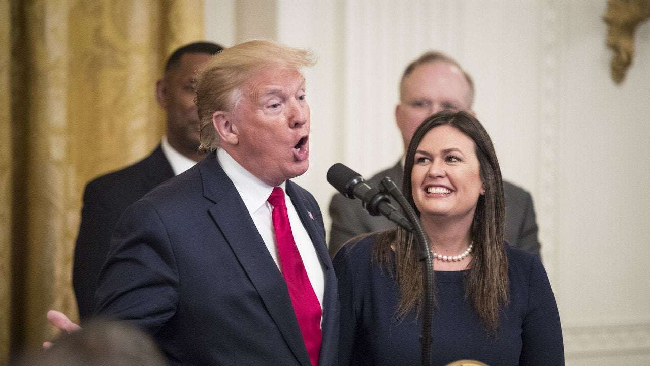 image for Sarah Huckabee Sanders Says That Trump “Reads More Than Anybody I Know”