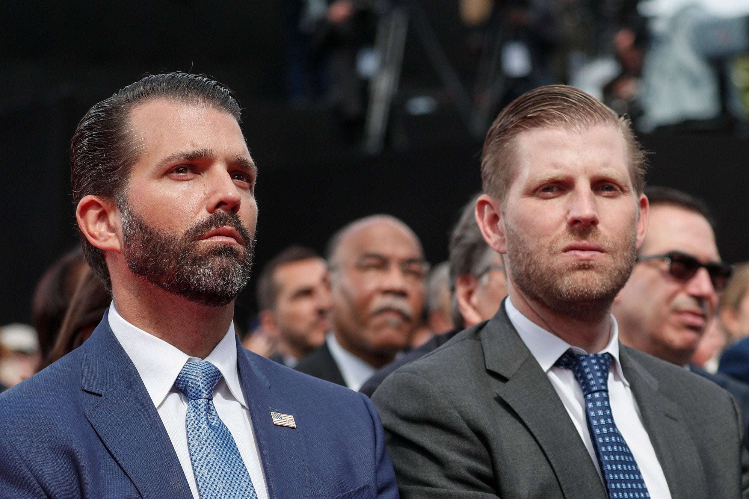 image for Mia Farrow Resurfaces Photo of Trump's Sons Posing with Dead Leopard As Animal Cruelty Becomes Federal Crime