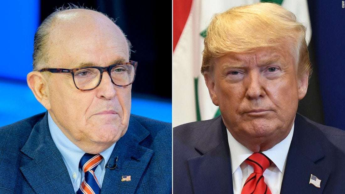 image for Trump contradicts testimony -- and himself -- by claiming he never directed Giuliani on Ukraine