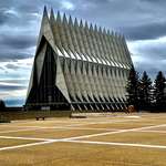 image for I know they’re the good guys, but the US Air Force Academy Chapel looks...