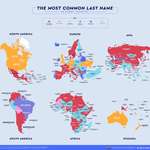 image for The most common last name in every country.