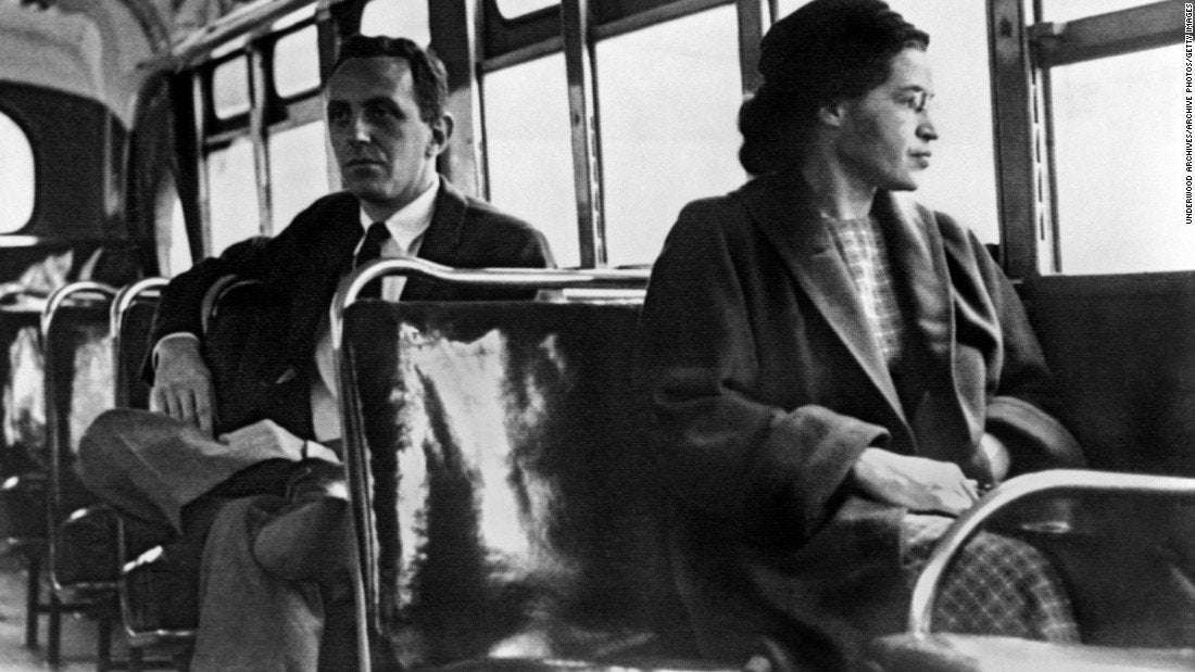 image for Rosa Parks honored with a statue in Montgomery, Alabama