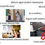 image for Mature age student starterpack.