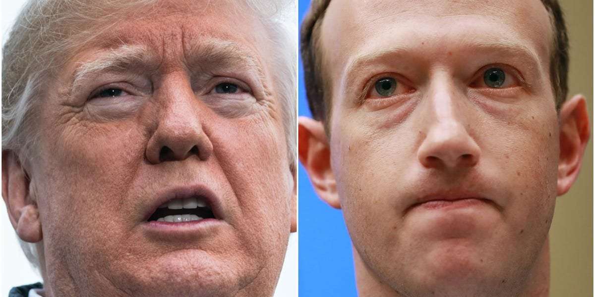 image for Mark Zuckerberg had a secret dinner with Trump in October, and he really doesn't want to share what they talked about