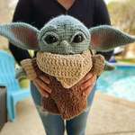 image for A crocheted Baby Yoda