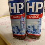 image for This HP sauce bottle with Big Ben in scaffolding