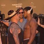image for Andy Ruiz Jr. (283 lbs) vs. Anthony Joshua (237 lbs) - Weigh in Staredown