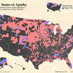 image for The United States of Apathy - 2016 US Presidential Election Results If Abstention From Voting Counted As a Vote For "Nobody" (by Phillip Kearney)