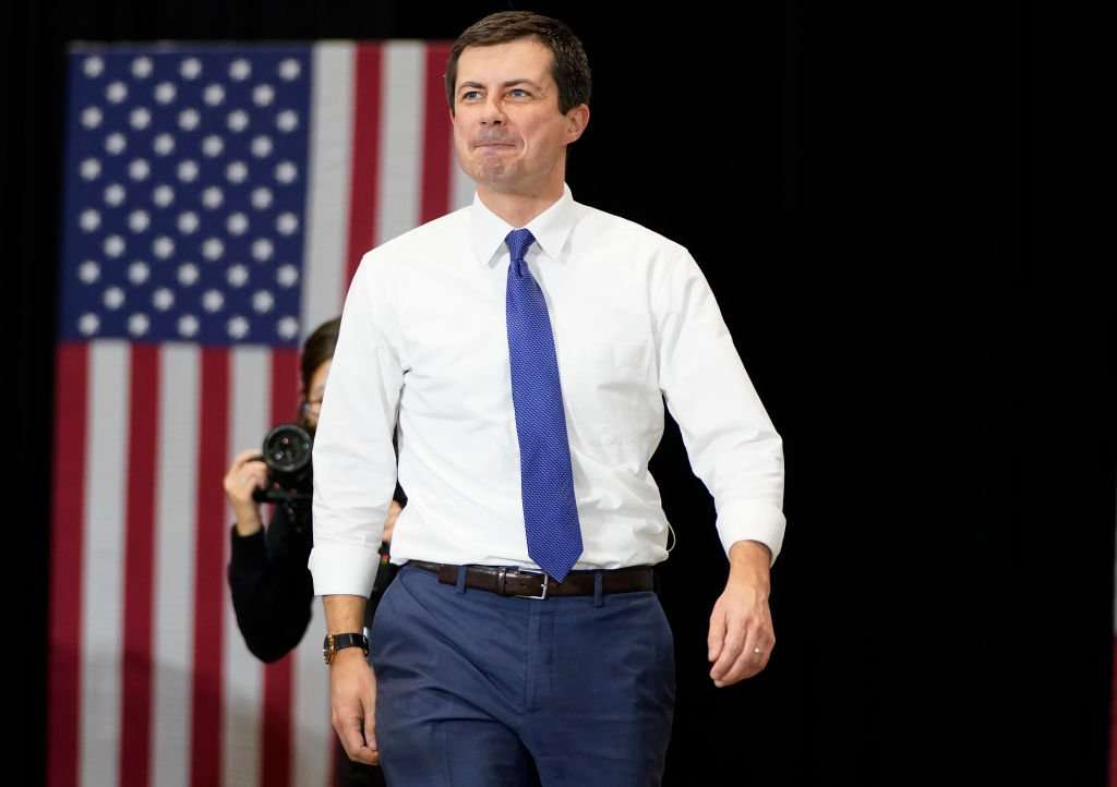 image for Pete Buttigieg Says 'No' When Asked If He Thinks Getting Money Out Of Politics Includes Ending Closed-Door Fundraisers With Billionaires