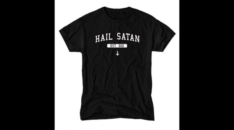 image for A Woman Was Nearly Kicked Off a Flight for Wearing a “Hail Satan” Shirt