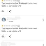 image for People review bombing a hospital because Juice World died there