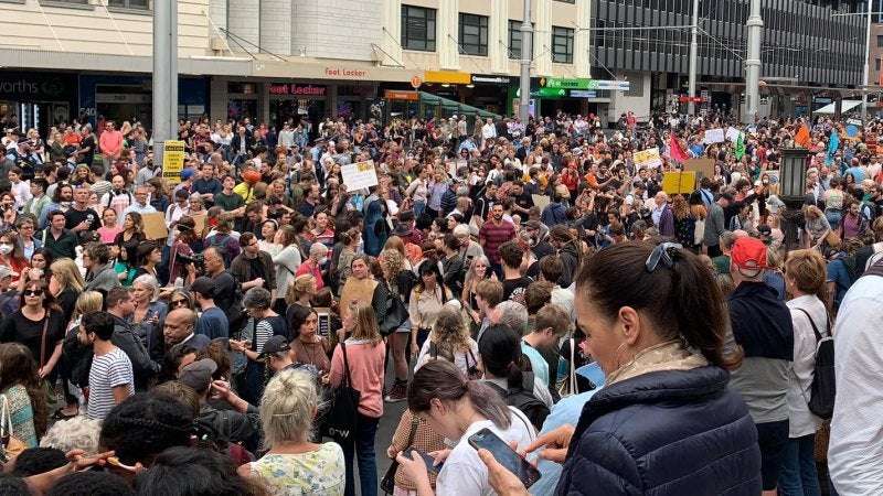 image for 'Sydney is angry': Protesters march to demand urgent action on climate change