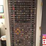 image for This is my Gameboy mosaic made out of Gameboy games! Note: No games were harmed and all are removable and playable!