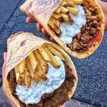 image for A couple of mouthwatering gyros with fries