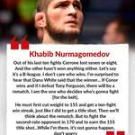 image for Khabib on Dana pushing for a rematch between him and Conor