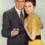image for The movie Charade (1963) was the last film starring Cary Grant as a romantic lead. He was 59 years old, and felt awkward that his character was flirting with his co-star Audrey Hepburn, who was 33. So the dialogue was rewritten to make Audrey’s character the flirt with a preference for older men.