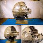 image for A Death Star II that I made out of cardboard boxes for my YT channel