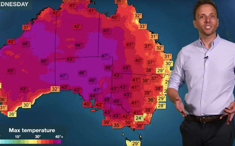 image for ‘Like a furnace’: Australia set to see hottest day ever with 50C forecast as devastating bushfires rage