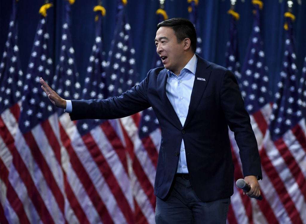 image for Andrew Yang Overtakes Pete Buttigieg to Become Fourth Most Favored Primary Candidate: Poll