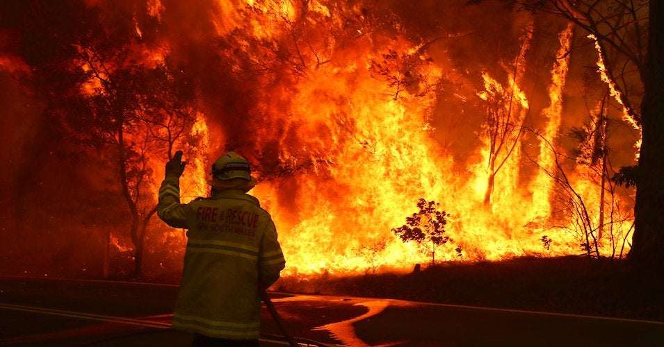 image for Firefighters in Australia Say Situation 'Out of Control' as Prime Minister Denies Request for Emergency Aid